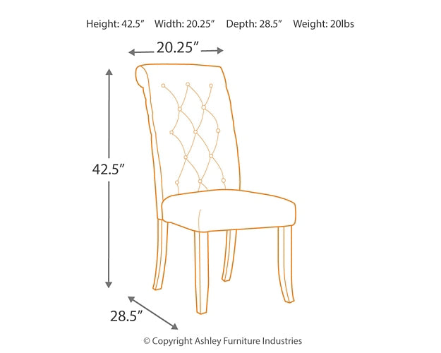 Silla auxiliar UPH para comedor Tripton (2 unidades)