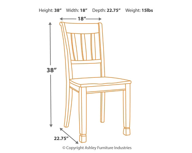 Silla auxiliar de comedor Whitesburg (2/CN)