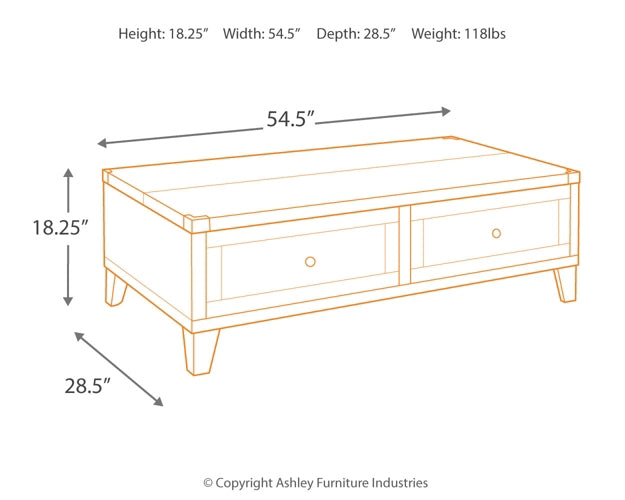 Mesa de cóctel elevable Todoe