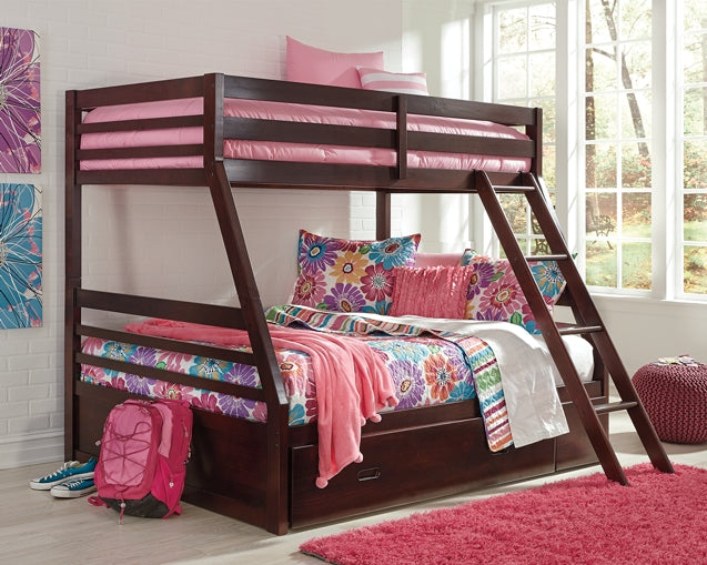 Halanton  Over Twin Bunk Bed With 1 Large Storage Drawer