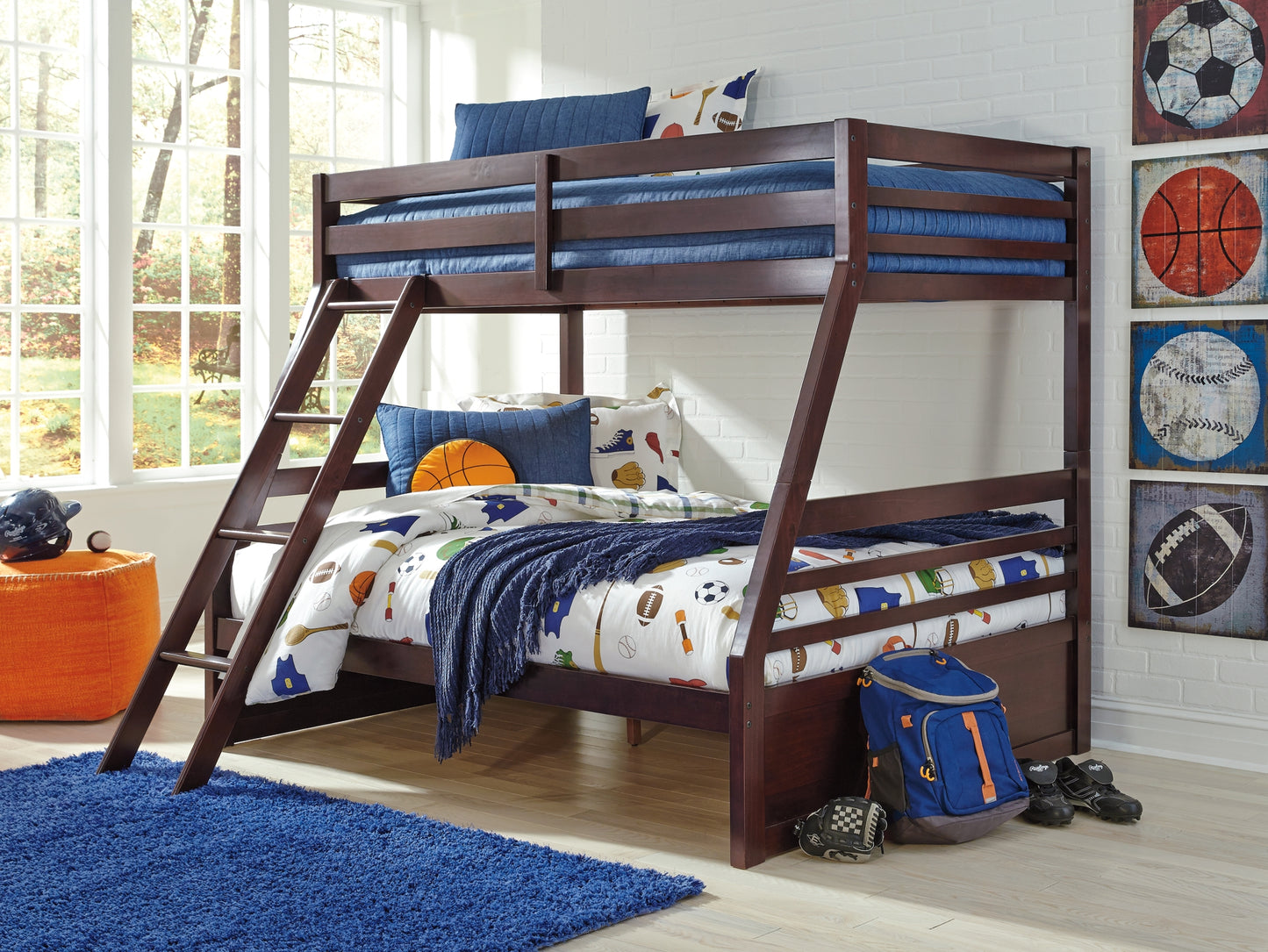 Halanton  Over Twin Bunk Bed With 1 Large Storage Drawer