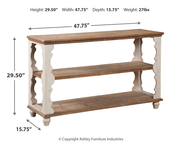 Mesa consola para sofá Alwyndale