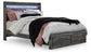 Cama con paneles Baystorm y 2 cajones de almacenamiento