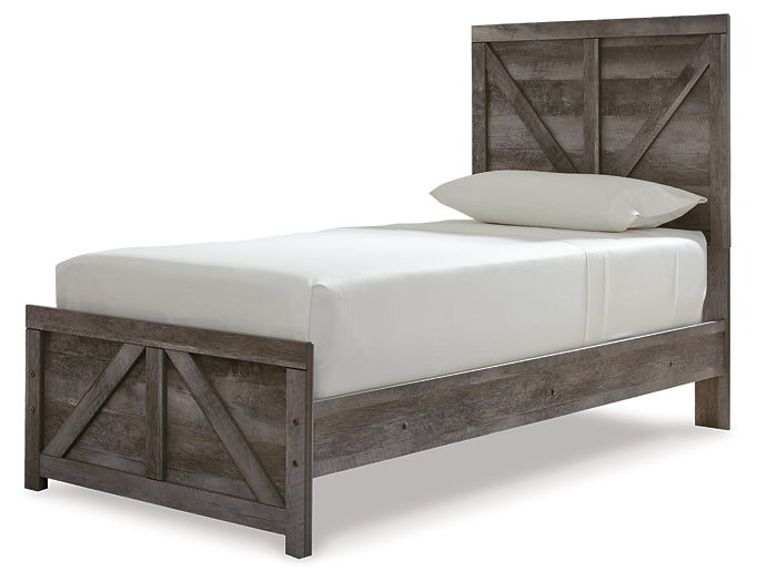 Cama con paneles Wynnlow Crossbuck