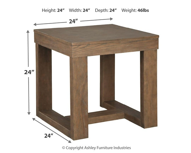 Cariton Square End Table