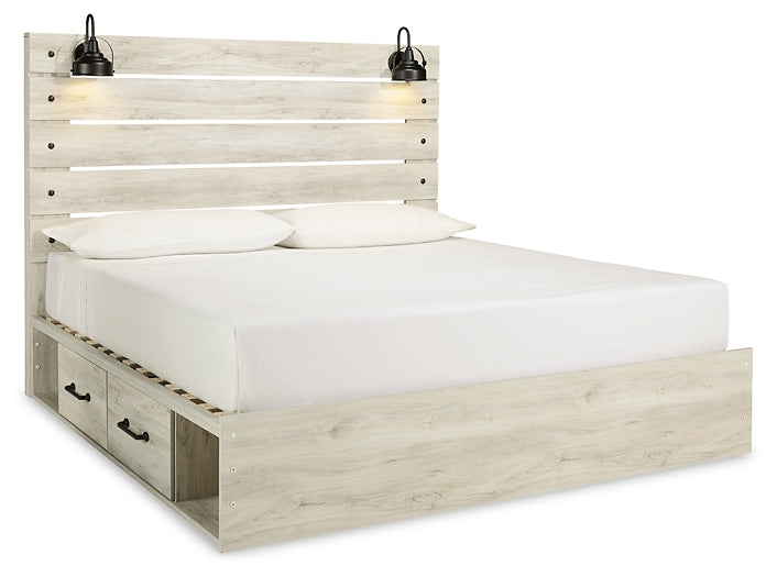 Cama con paneles Cambeck y 4 cajones de almacenamiento