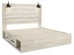 Cama con paneles Cambeck y 4 cajones de almacenamiento