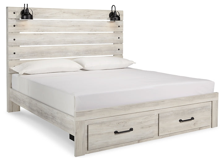 Cama con paneles Cambeck y 2 cajones de almacenamiento