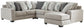 Seccional de 4 piezas Ardsley con chaise longue