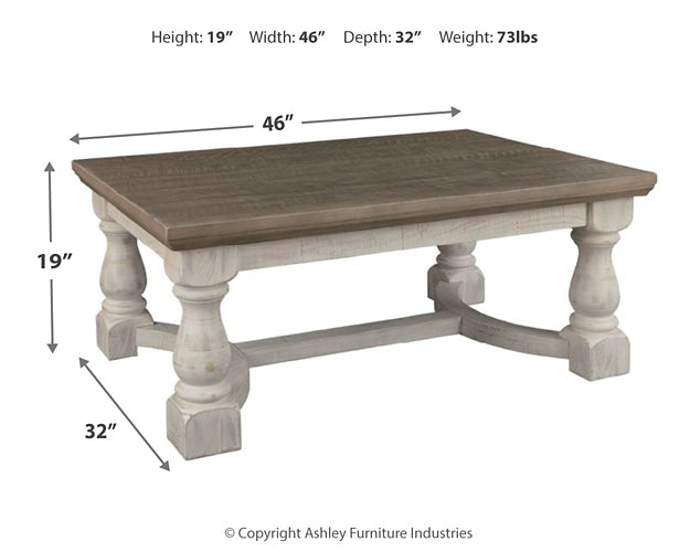 Mesa de cóctel rectangular Havalance