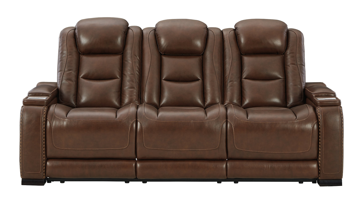 The Man-Den PWR REC Sofa with ADJ Headrest