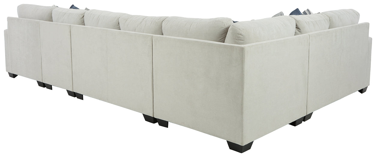 Seccional Lowder de 5 piezas con chaise longue