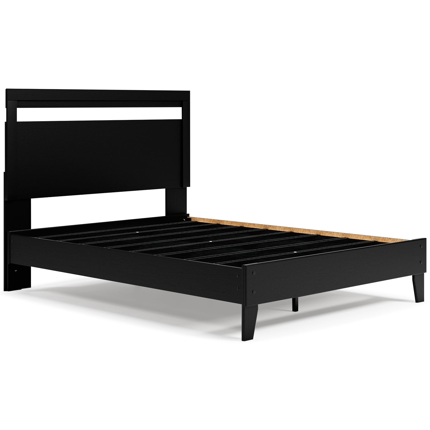 Cama Queen con plataforma y paneles Finch