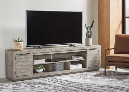 Mueble de TV Naydell XL con opción de chimenea