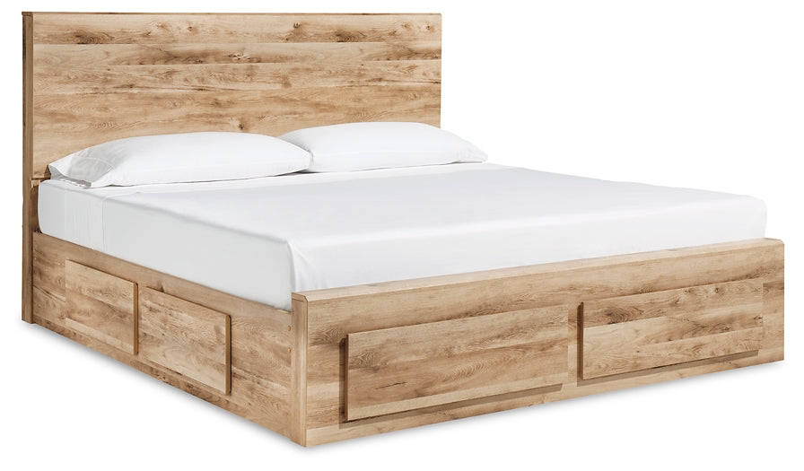 Cama Hyanna con paneles de almacenamiento y 1 cajón debajo de la cama