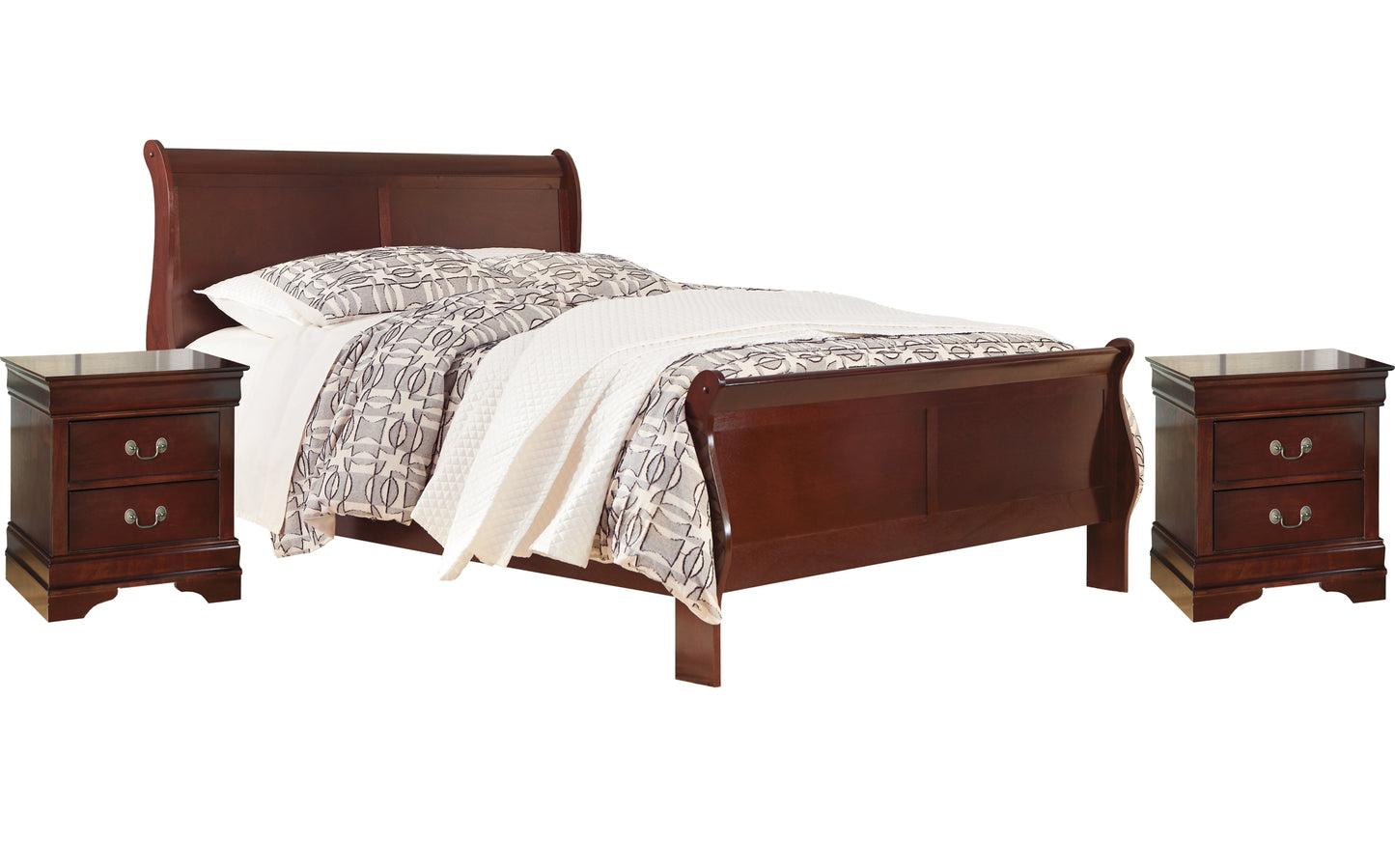 Alisdair King Sleigh Bed with 2 Nightstands