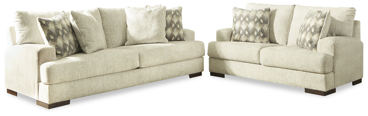 Caretti Sofa and Loveseat