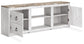 Willowton LG TV Stand w/Fireplace Option