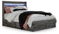 Cama con paneles Baystorm y 6 cajones de almacenamiento