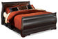 Cama Queen tipo trineo con tocador Huey Vineyard