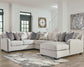 Dellara 4-Piece Sectional with Ottoman