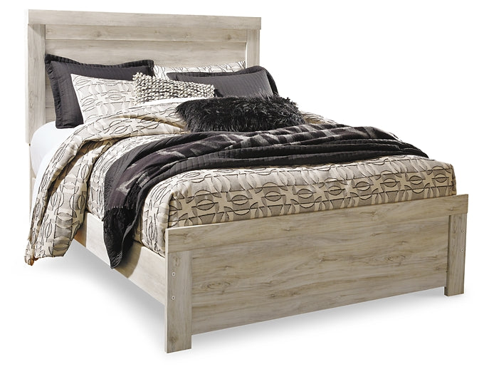 Cama Queen Crossbuck con paneles y tocador Bellaby