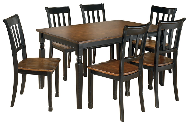 Mesa de comedor y 6 sillas Owingsville