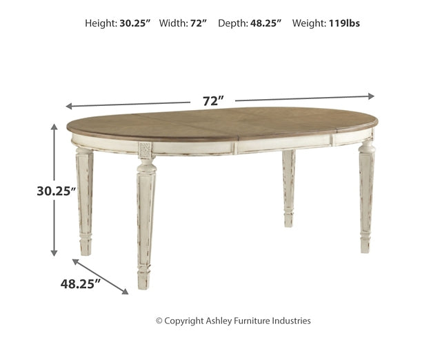 Mesa de comedor y 4 sillas Realyn