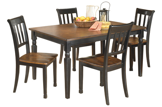 Mesa de comedor y 4 sillas Owingsville