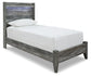 Cama doble con paneles y tocador Baystorm