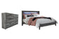 Baystorm King Panel Bed with Dresser