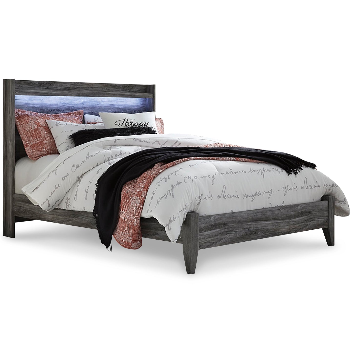 Baystorm Queen Panel Bed with Dresser