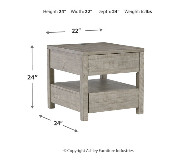 Krystanza Rectangular End Table