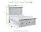 Haven Bay Queen Panel Storage Bed with Dresser