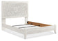 Cama Queen con paneles y tocador con espejo de Paxberry