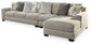 Seccional de 3 piezas Ardsley con chaise longue