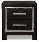 Kaydell King Upholstered Panel Storage Bed with Mirrored Dresser, Chest and 2 Nightstands