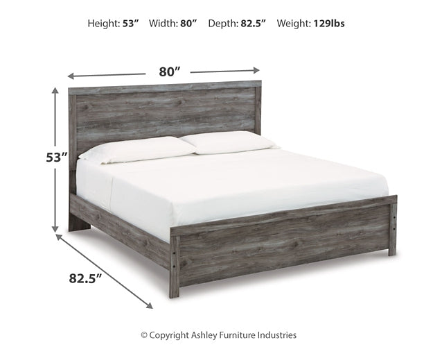 Cama tamaño king Bronyan con tocador con espejo