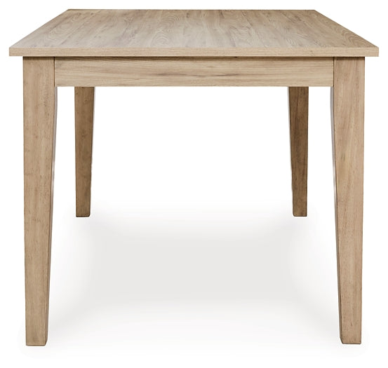 Mesa de comedor rectangular Gleanville