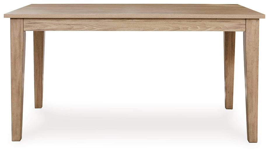 Mesa de comedor rectangular Gleanville