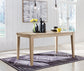 Mesa de comedor rectangular Gleanville