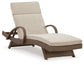 Chaise longue Beachcroft con cojín