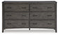 Montillan King Panel Bed with Dresser