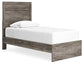 Cama Ralinksi Twin Panel con tocador