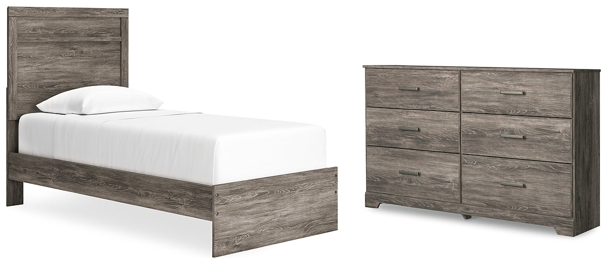 Cama Ralinksi Twin Panel con tocador