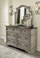 Lodenbay Queen Panel Bed with Mirrored Dresser