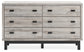 Vessalli King Panel Bed with Dresser