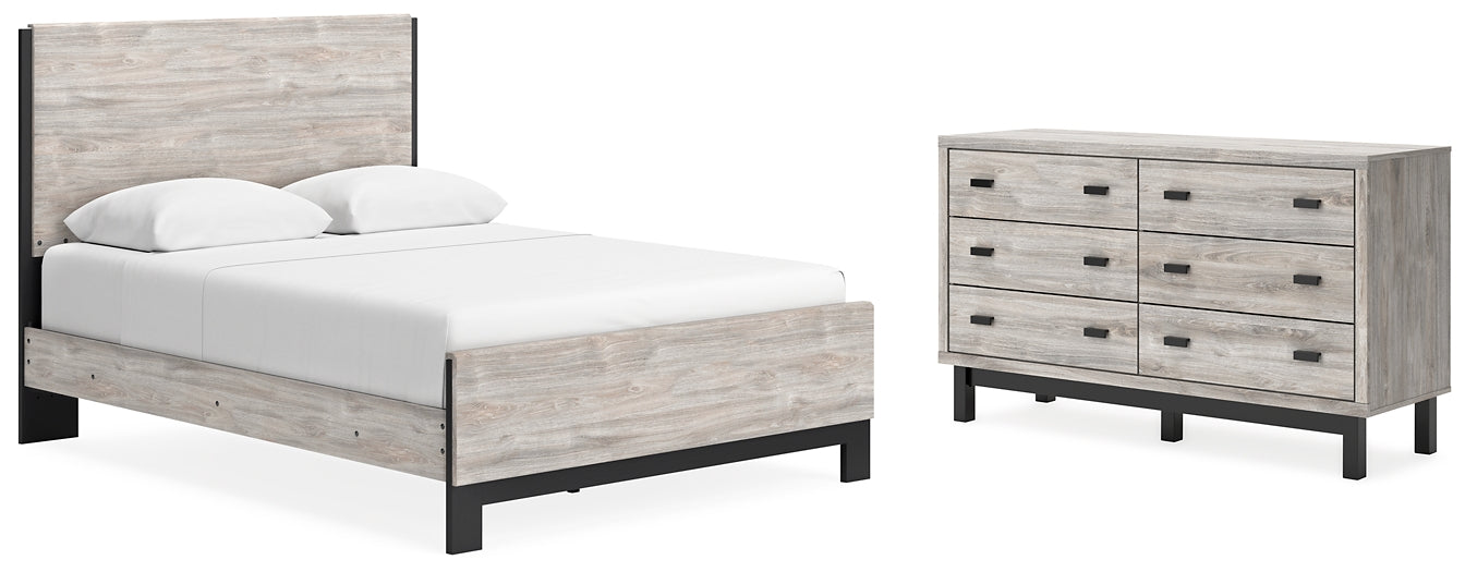 Vessalli Queen Panel Bed with Dresser