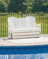 Mecedora Hyland Wave Glider Loveseat