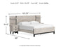 Vessalli King Panel Bed with Dresser